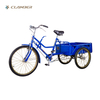 QG16-3P High Carbon Steel Cargo Tricycle Adult with Rear Carrier